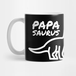 Papasaurus Papa gift T-shirt Mug